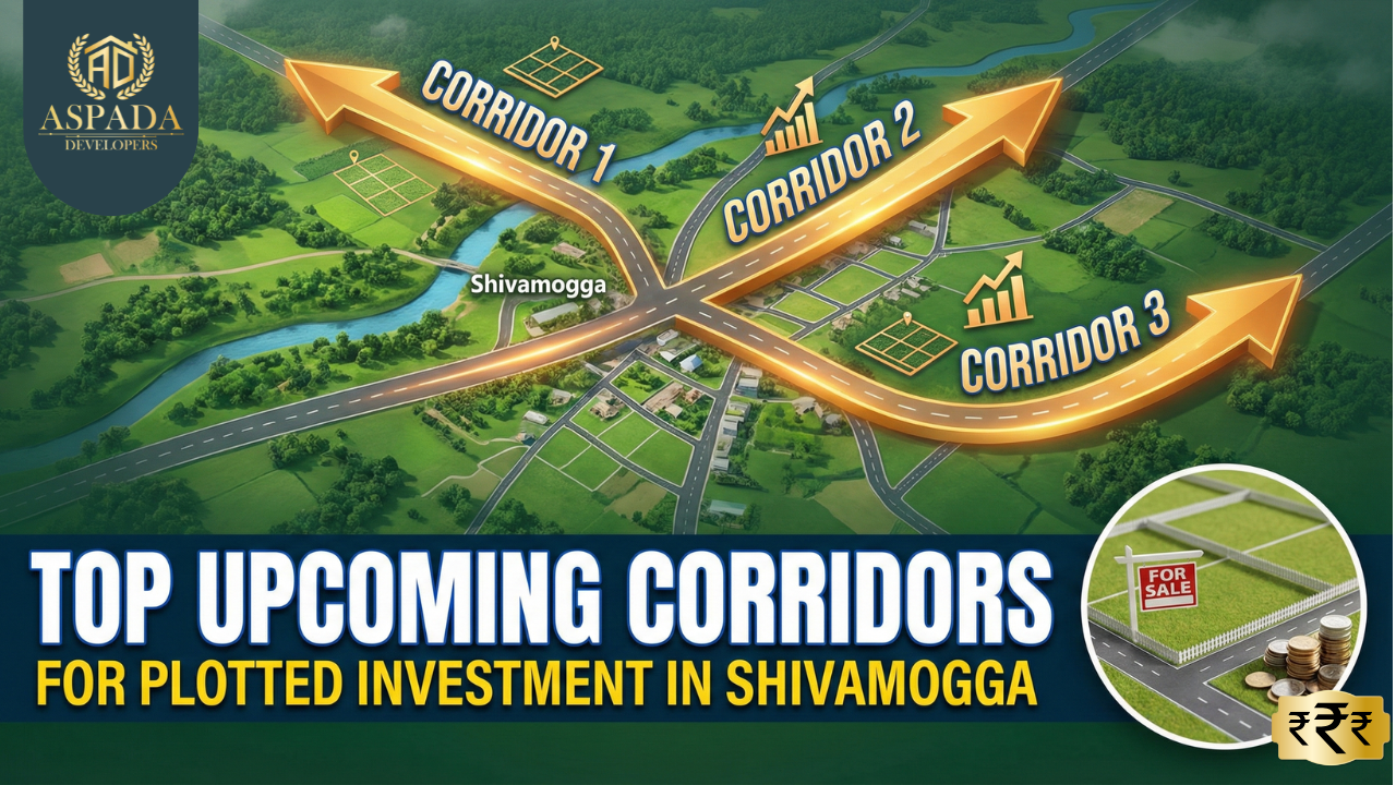 Top Upcoming Corridors for Plotted Investment in Shivamogga